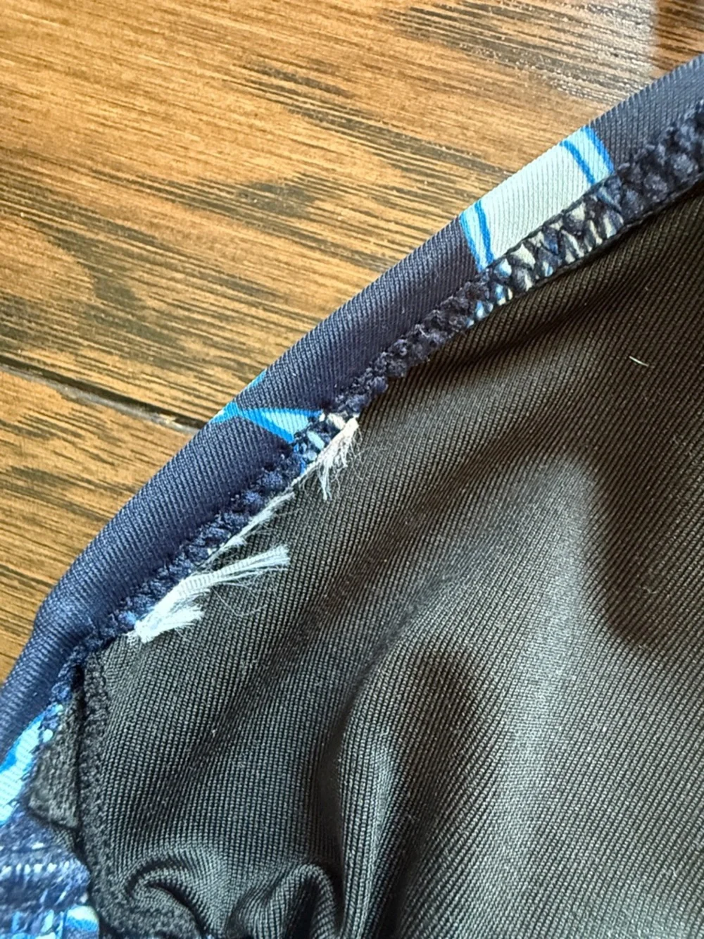 J. Crew Navy Blue Floral String Bikini - Picture 4 of 4